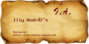 Illy András névjegykártya