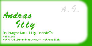 andras illy business card